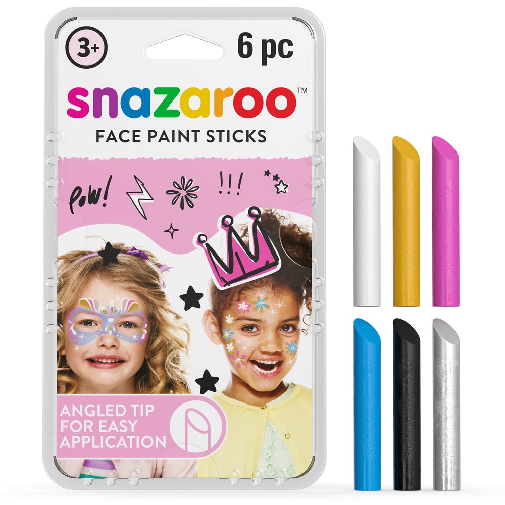 Fantasy Face Paint Sticks - Set of 6 Face Paint Sticks | Snazaroo - UK