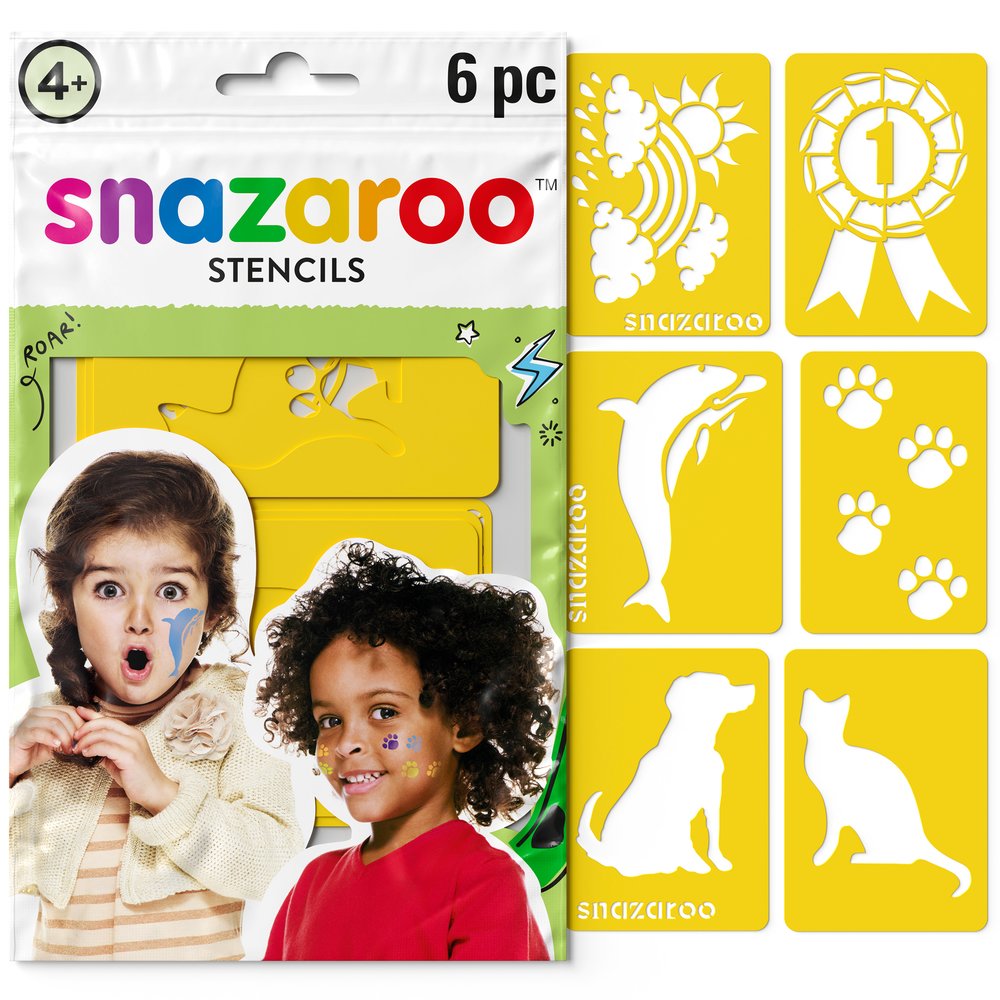 rainbow-face-paint-stencils-set-of-6-face-paint-stencils-snazaroo-na