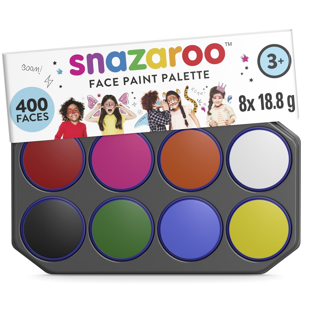 Snazaroo 8 colour palette Snazaroo 8 colour palette